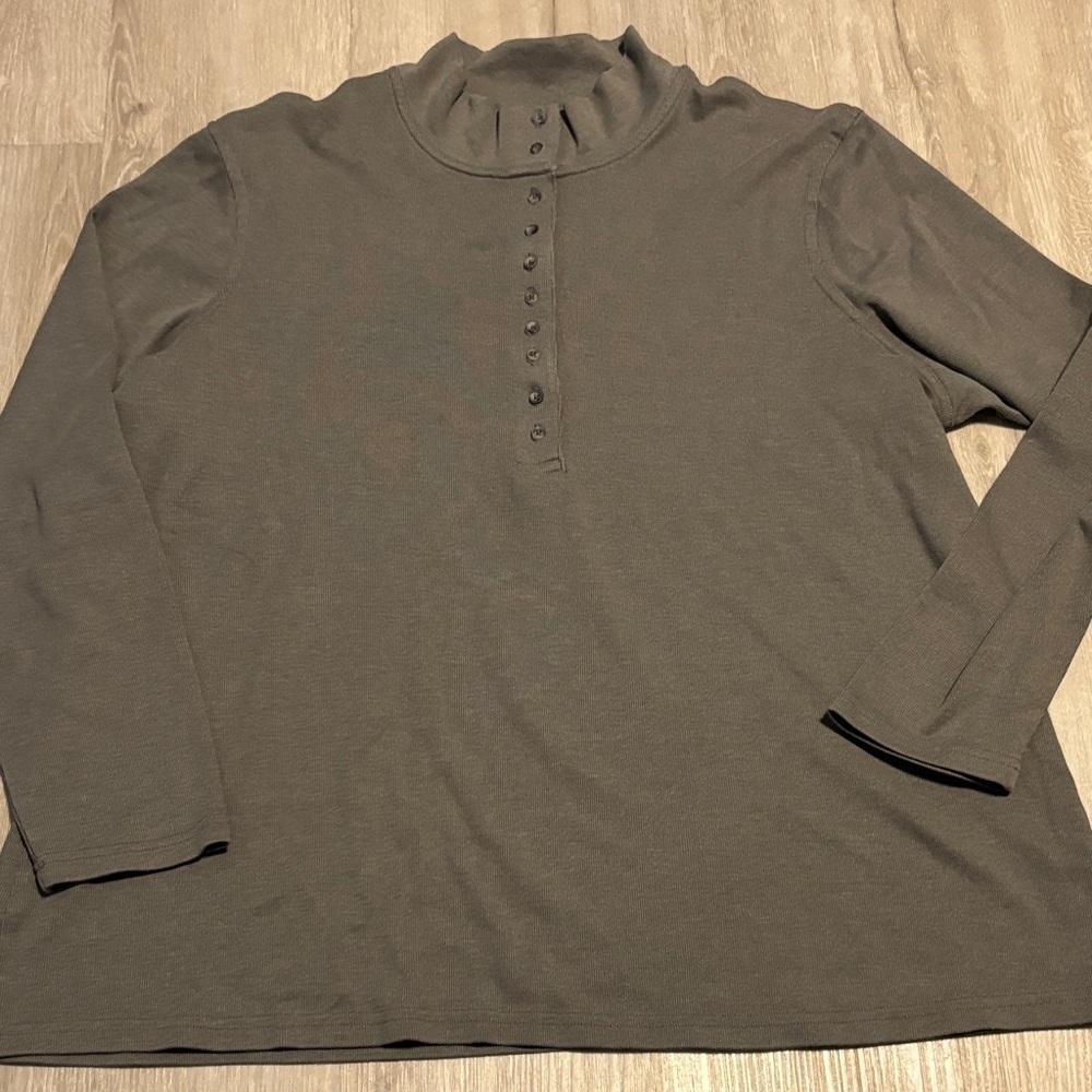 Natural‎ Reflections Charcoal Long Sleeve Shirt